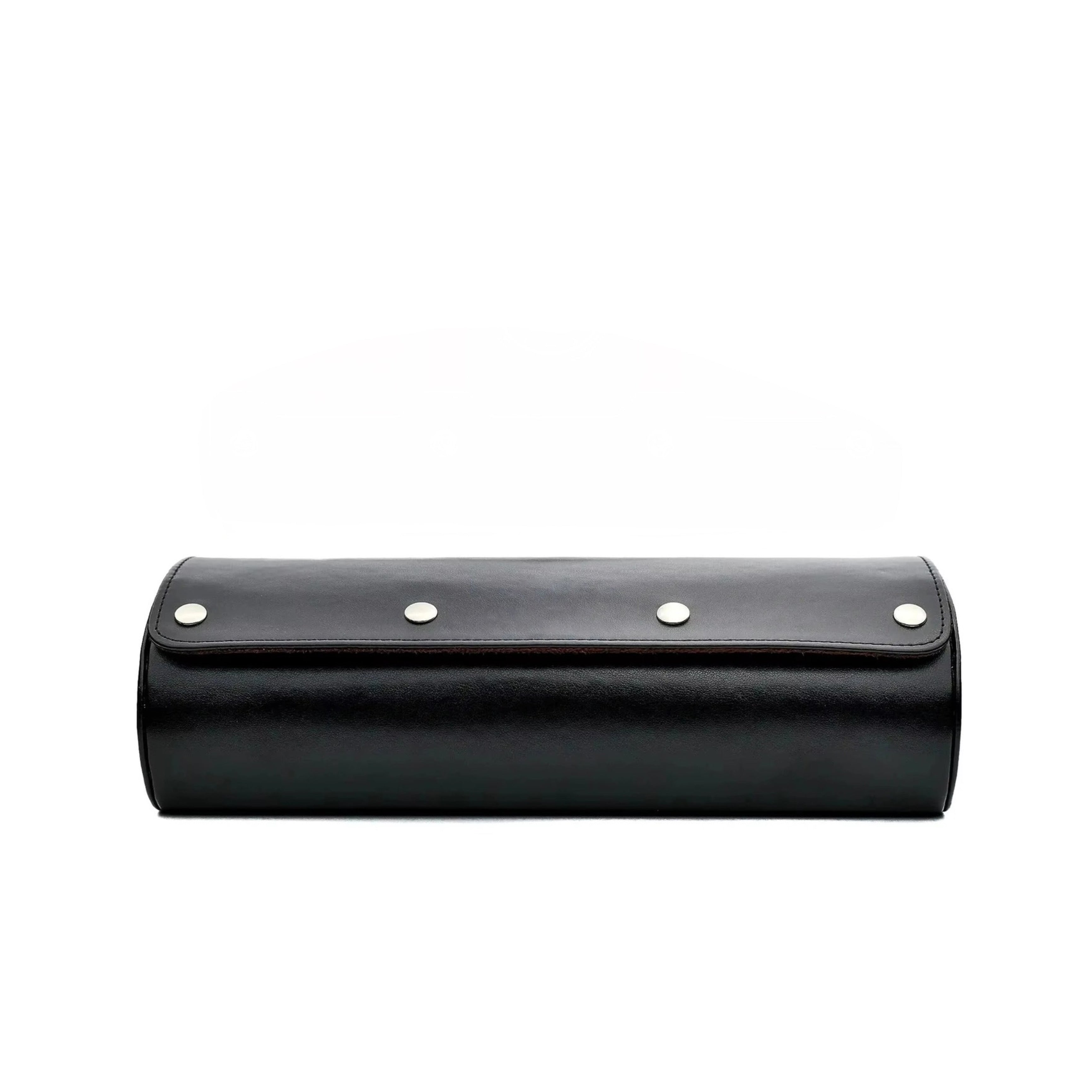 3-Slot Watch Roll – Black Red
