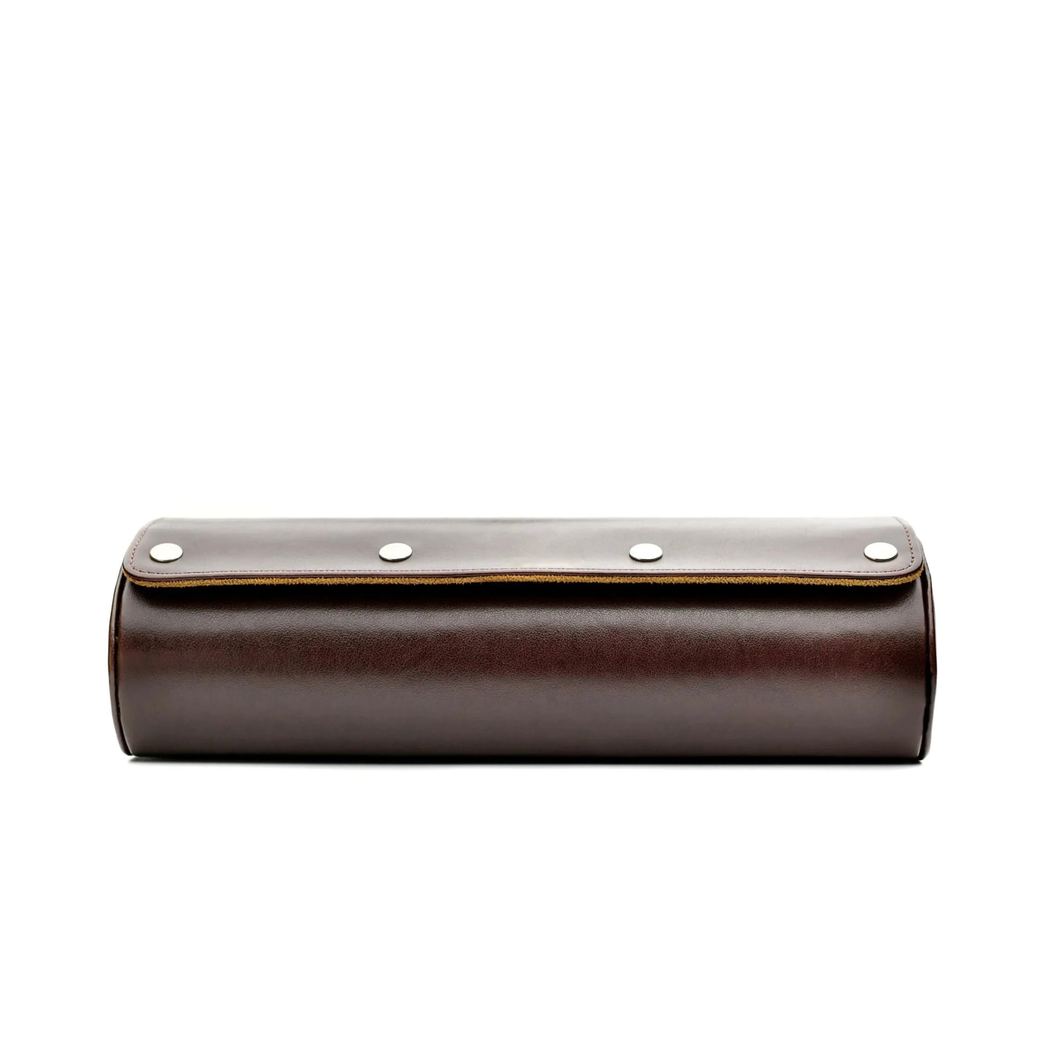 3-Slot Watch Roll – Brown