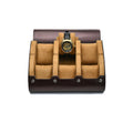 6-Slot Watch Roll – Brown